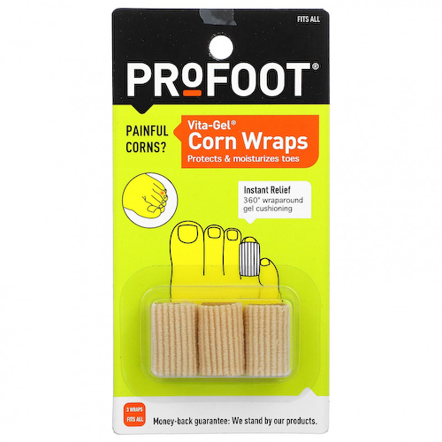 Profoot, Vita-Gel кукурузные обертывания, универсальный размер, 3 упаковки #1