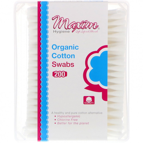 Maxim Hygiene Products, Органические ватные палочки, 200 шт #1
