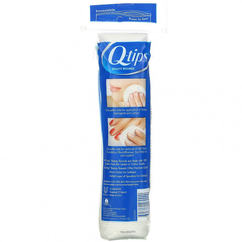 Q-tips, Beauty Rounds, 75 порций из хлопка #1
