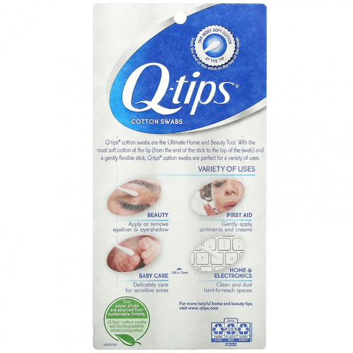 Q-tips, Ватные палочки, 300 тампонов #1