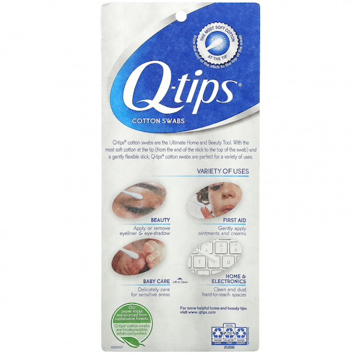 Q-tips, Ватные палочки, 500 тампонов #1