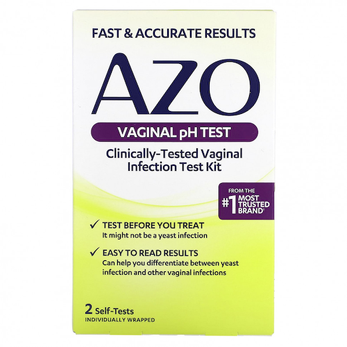 Azo, Вагинальный pH-тест, 2 теста для самодиагностики #1