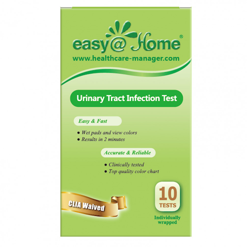 Easy@Home, Тест на инфекцию мочевыводящих путей, 10 тестов в индивидуальной упаковке #1