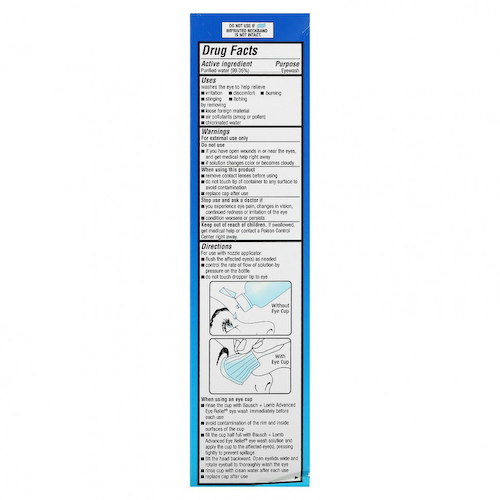 Bausch + Lomb, Advanced Eye Relief, промывание глаз, 118 мл (4 жидк. Унции) #1