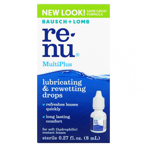 Renu, MultiPlus, смазывающие и увлажняющие капли, 8 мл (0,27 жидк. унции) #1
