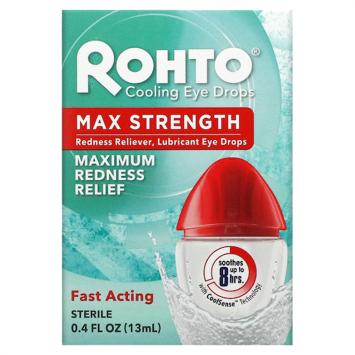 Rohto, Охлаждающие глазные капли, Максимальная эффективность Уменьшение покраснения, 13 мл #1