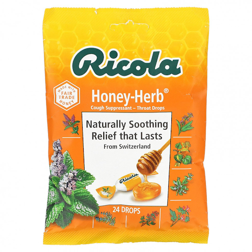 Ricola, Натуральный мед из трав, 24 капли #1
