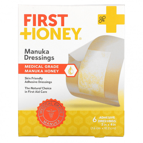 First Honey, Повязки Manuka, 6 пластырей #1