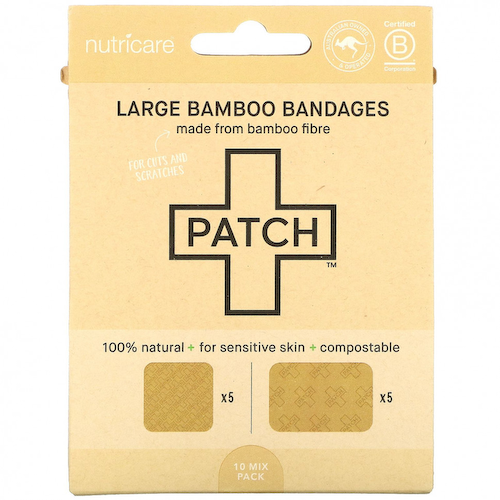 Patch, Большие бамбуковые повязки, 10 шт. #1