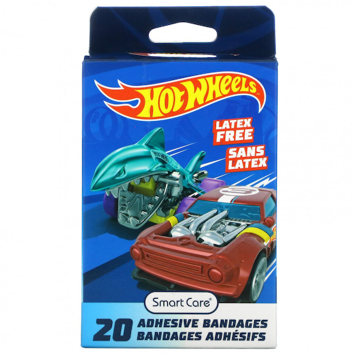 Smart Care, Пластыри, Hot Wheels, 20 повязок #1