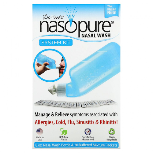 Nasopure, система для промывания носа, набор с системой, 1 шт. #1