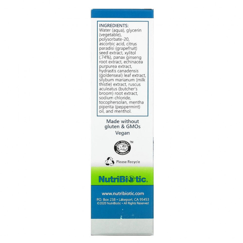 NutriBiotic, Plus, назальный спрей, 29,5 мл (1 жидк. унция) #1