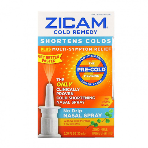 Zicam, Cold Remedy, спрей для носа без капель, 15 мл (0,50 жидк. Унции) #1