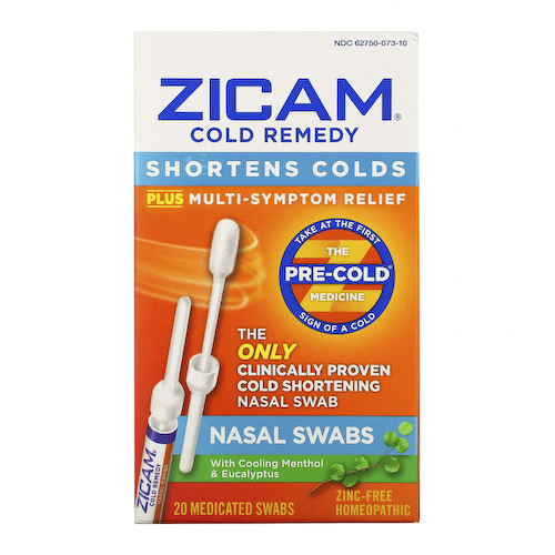 Zicam, Средство от простуды, мазки из носа, 20 лечебных мазков #1