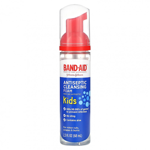 Band Aid, Kids, антисептическая очищающая пенка, 68 мл (2,3 жидк. Унции) #1
