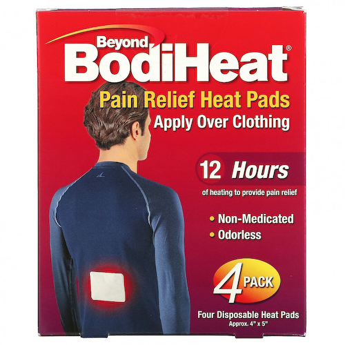 Beyond BodiHeat, пластыри для облегчения боли, 4 шт. в упаковке #1