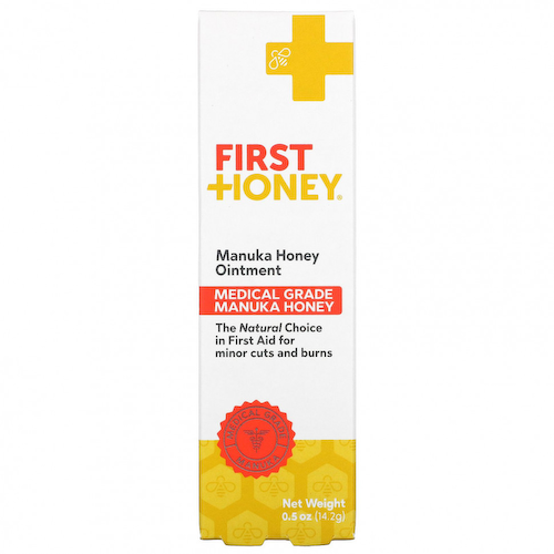 First Honey, Мазь с медом манука, 14,2 г (0,5 унции) #1