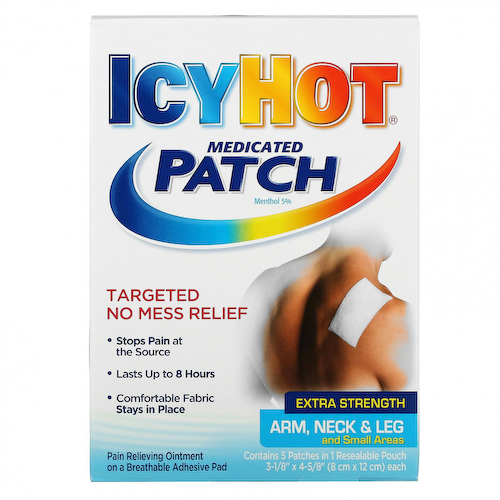Icy Hot, Лечебные патчи, повышенная сила, 5 патчей #1