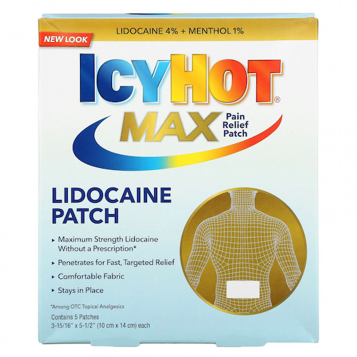Icy Hot, Max, обезболивающие с лидокаином, 5 штук #1