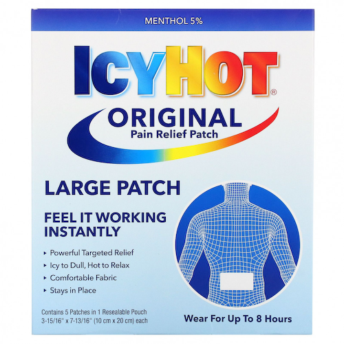 Icy Hot, Оригинальные болеутоляющие, большие, 5 штук #1