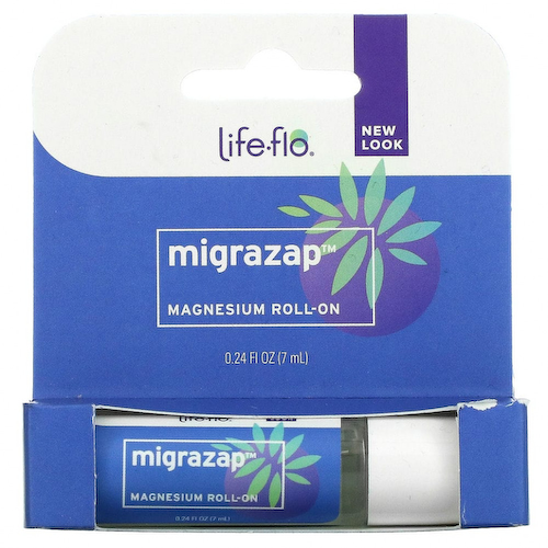 Life-flo, Migrazap, шариковый аппликатор с магнием, 7 мл #1