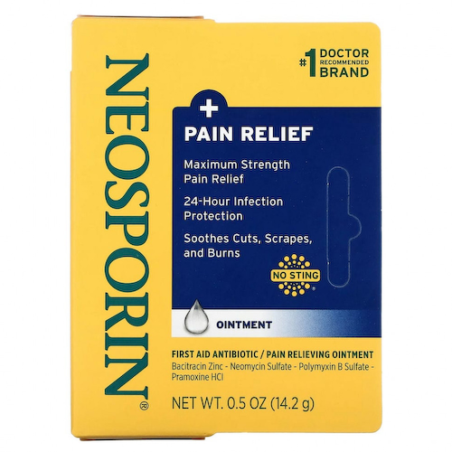 Neosporin, Болеутоляющая мазь, 14,2 г (0,5 унции) #1