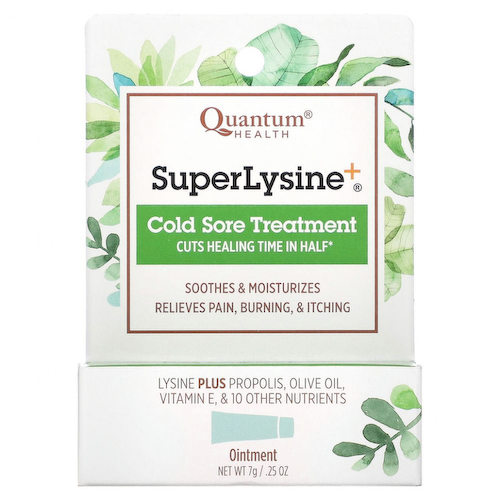 Quantum Health, Super Lysine+, средство при герпесе, 0,25 унции (7 г) #1
