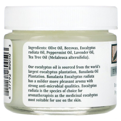 Tea Tree Therapy, Эвкалиптовая мазь - растирка для груди, 2 унции (57 г) #1