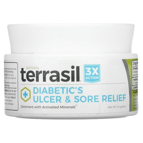 Terrasil, Средство для облегчения язвы и боли при диабете, 44 г #1