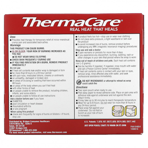 ThermaCare, Mentrual Pain Therapy, 3 менструальных обертывания #1