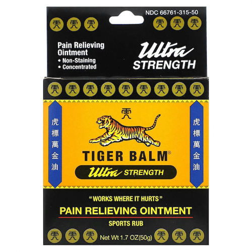 Tiger Balm, Обезболивающая мазь ультрасильного действия, 50 г (1,7 унции) #1