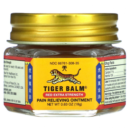 Tiger Balm, Обезболивающая мазь усиленного действия, 18 г (0,63 унции) #1