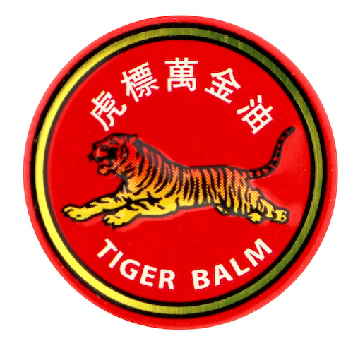 Tiger Balm, Обезболивающий бальзам, белый, средняя сила, 0,14 унции (4 г) #1