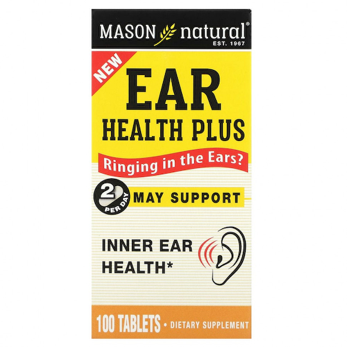 Mason Natural, Ear Health Plus, 100 Tablets #1