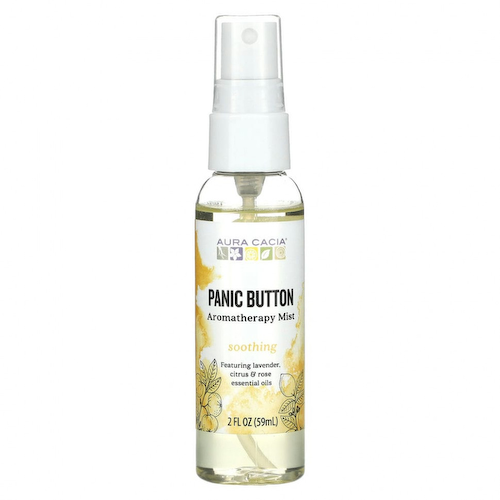 Aura Cacia, Panic Button, ароматерапевтический спрей, 59 мл (2 жидк. Унции) #1