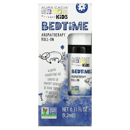 Aura Cacia, Kids, шариковая ароматерапия перед сном, 9,2 мл (0,31 жидк. Унции) #1