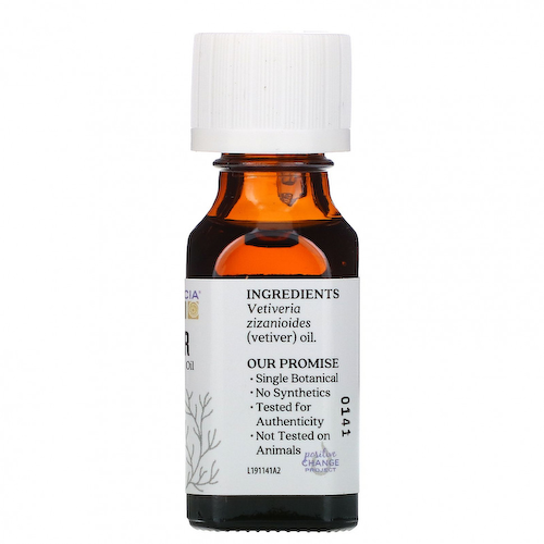 Aura Cacia, Чистое эфирное масло, ветивер, 15 мл (0,5 жидк. унции) #1