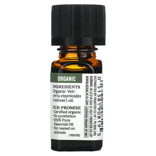 Aura Cacia, Органический ветивер, 0,25 ж. унц. (7,4 мл) #1