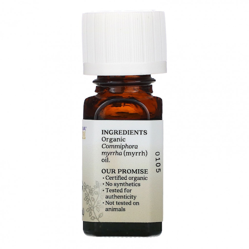 Aura Cacia, чистое эфирное масло, органическая мирра, 7,4 мл (0,25 жидк. унции) #1
