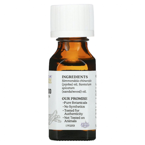Aura Cacia, чистое эфирное масло, сандаловое дерево, 15 мл (0,5 жидк. унции) #1
