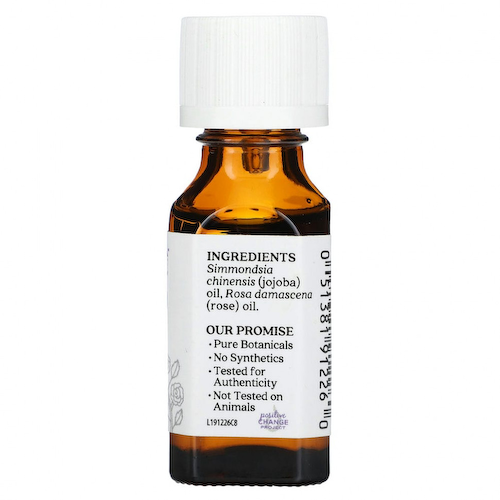 Aura Cacia, Чистое эфирное масло в масле жожоба, роза отто, 15 мл (0,5 жидк. Унции) #1