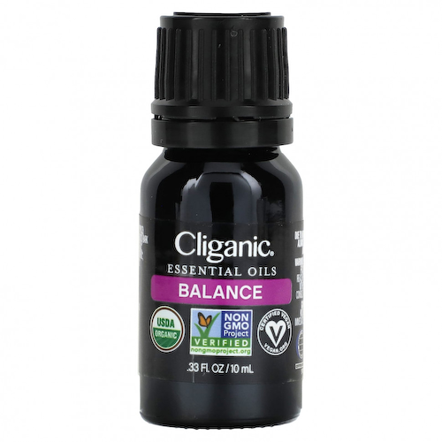 Cliganic, Смесь эфирных масел, сбалансированная, 10 мл (0,33 жидк. Унции) #1