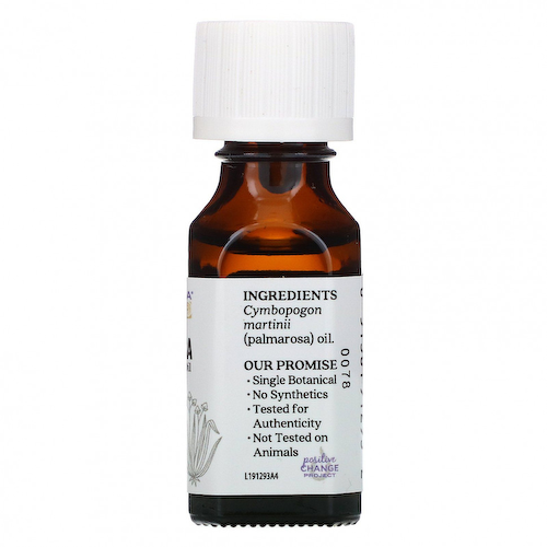 Aura Cacia, Чистое эфирное масло, пальмароза, 15 мл (0,5 жидк. унции) #1
