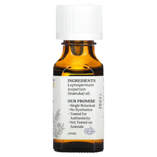 Aura Cacia, Чистое эфирное масло манука, 15 мл (0,5 жидк. Унции) #1