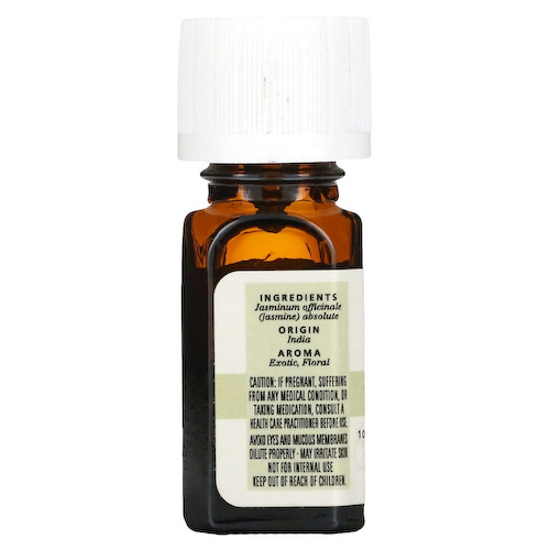 Aura Cacia, чистое эфирное масло, абсолю жасмина, 3,7 мл (0,125 жидк. унции) #1