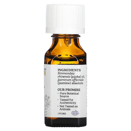 Aura Cacia, чистое эфирное масло, абсолю жасмина, 15 мл (0,5 жидк. унции) #1