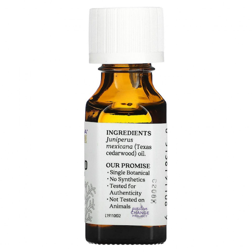 Aura Cacia, чистое эфирное масло, кедровое (можжевельник мексиканский), 15 мл (0,5 жидк. унции) #1