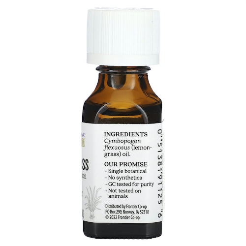 Aura Cacia, Чистое эфирное масло, лемонграсс, 15 мл (0,5 жидк. унции) #1