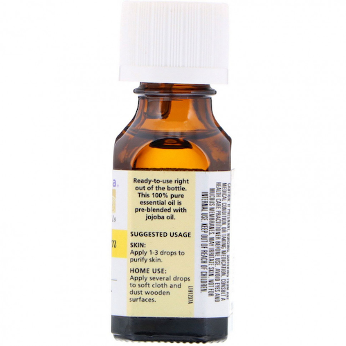 Aura Cacia, Мелисса, бодрящая, 0,5 жидкой унции (15 мл) #1