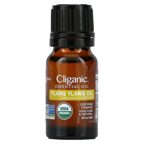 Cliganic, 100% чистое эфирное масло, иланг-иланг, 10 мл (0,33 жидк. Унции) #1